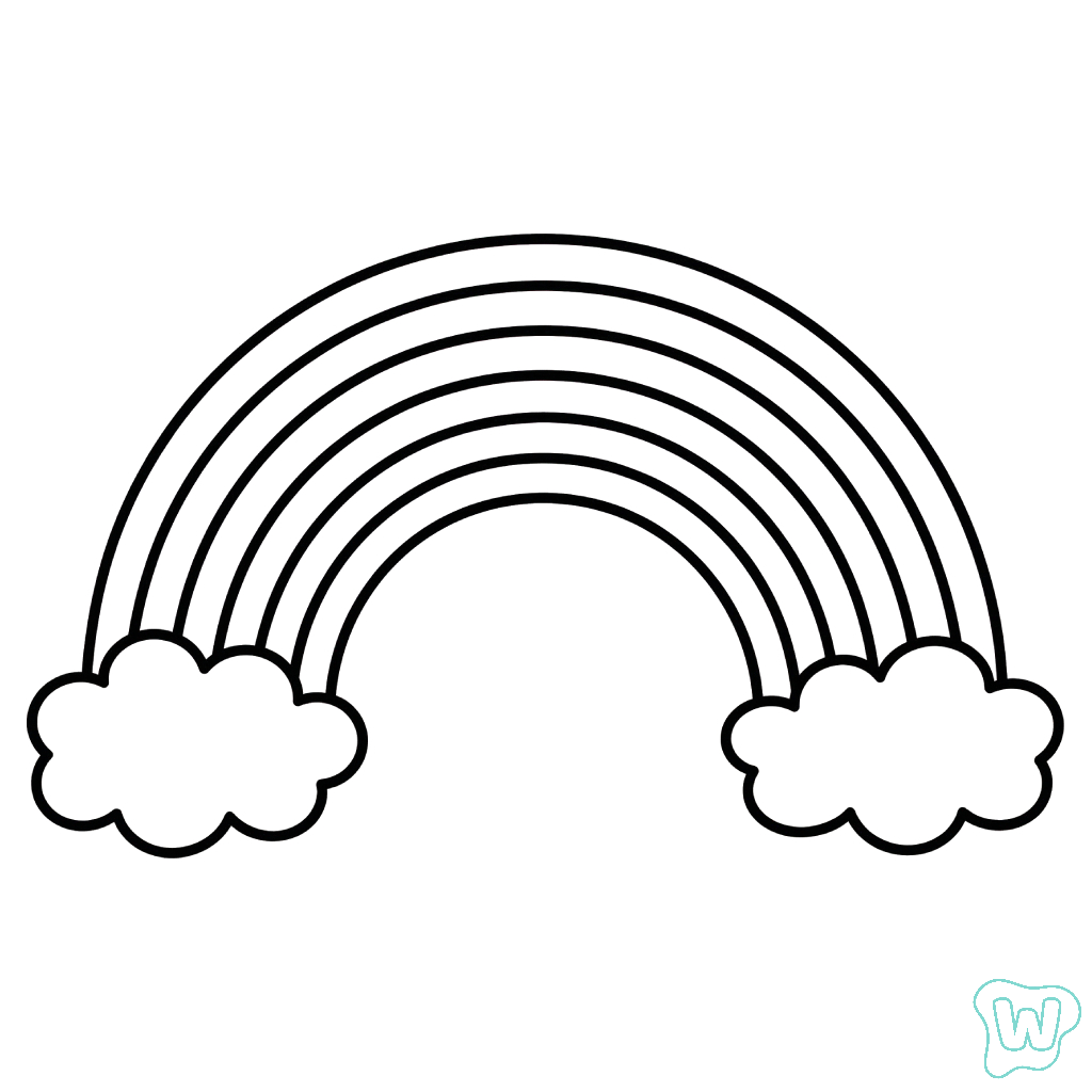 Arcoíris imprimir PDF gratis