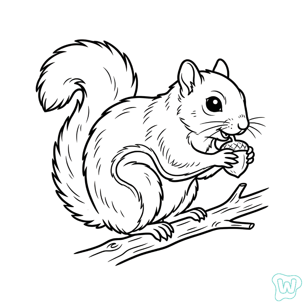 Ardilla voladora páginas para colorear para adultos pdf