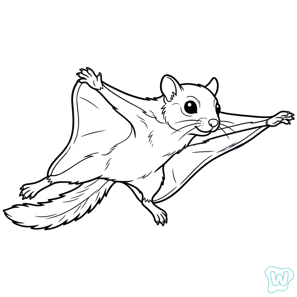 imprimir PDF gratis Ardilla voladora