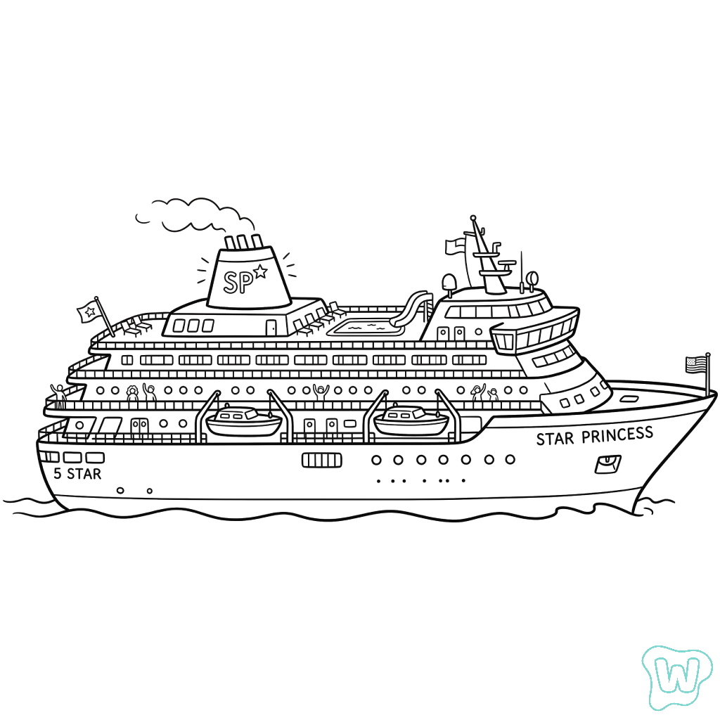 Barco páginas para colorear gratis