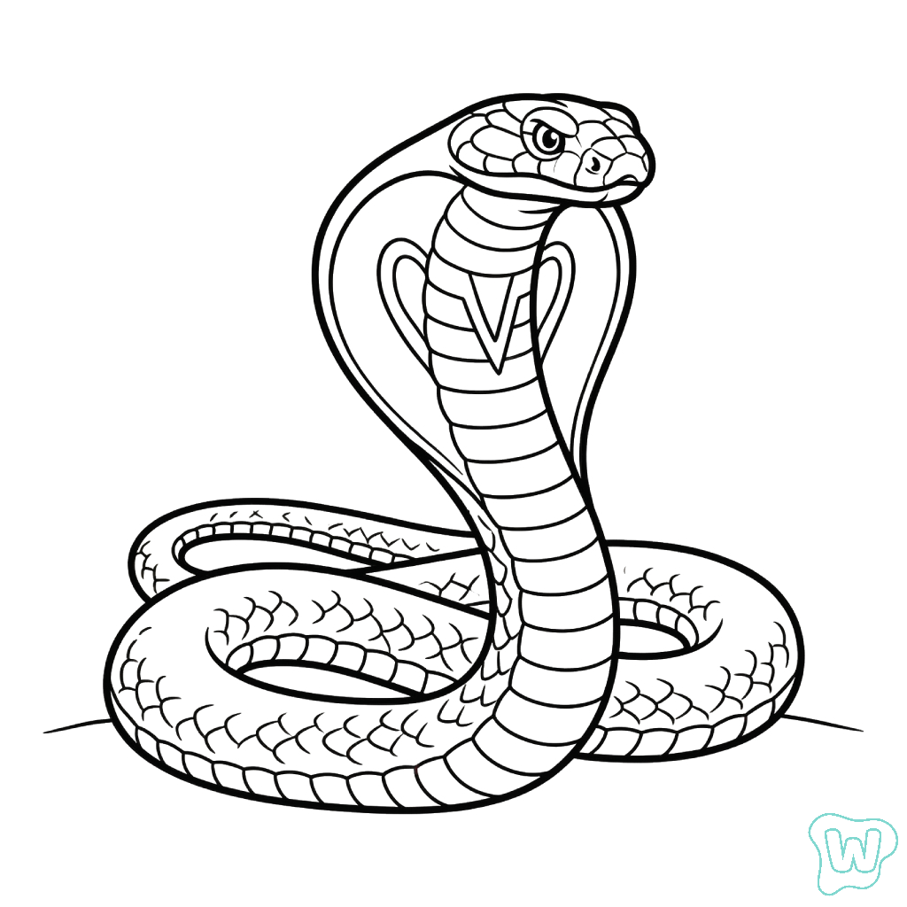 niños Cobra páginas para colorear