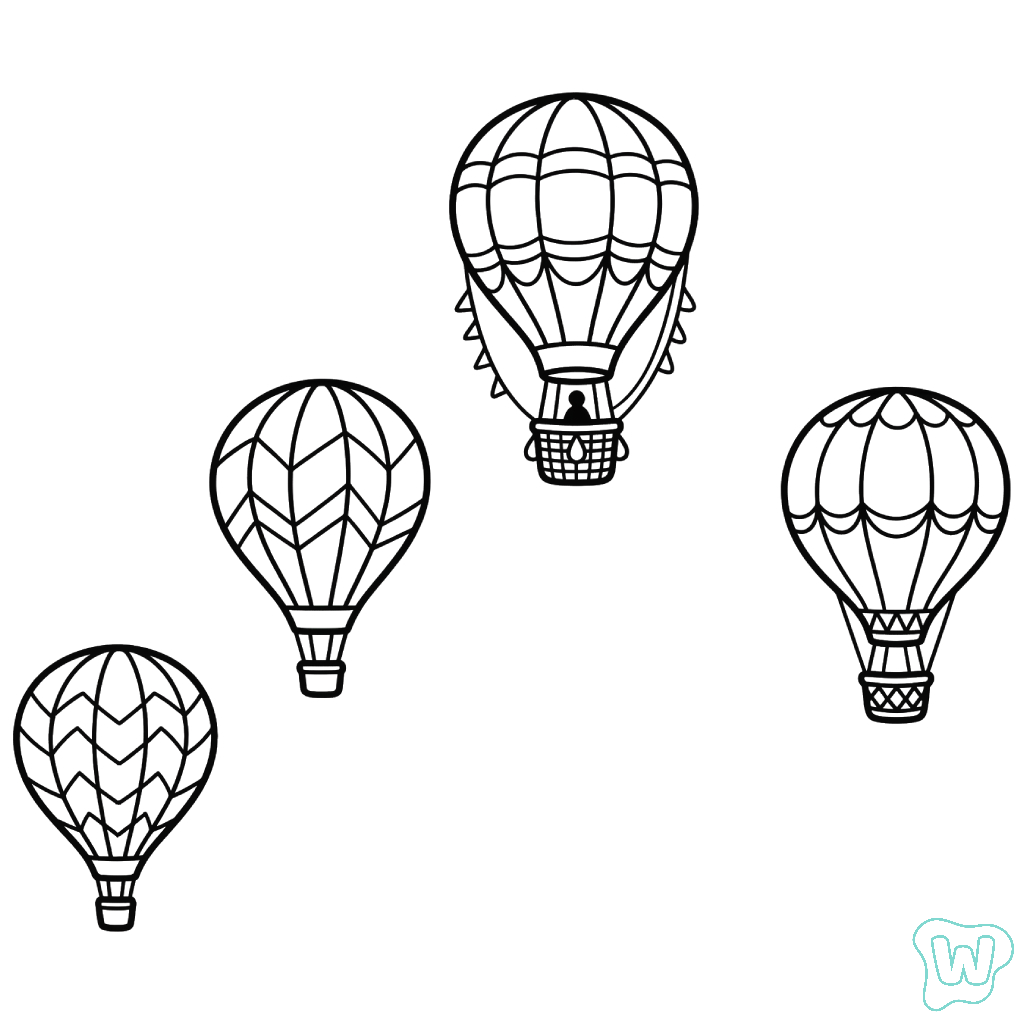 dibujos para colorear grinch Globo Aerostático 2