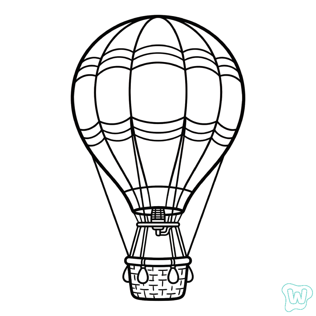 dibujos para colorear grinch Globo Aerostático