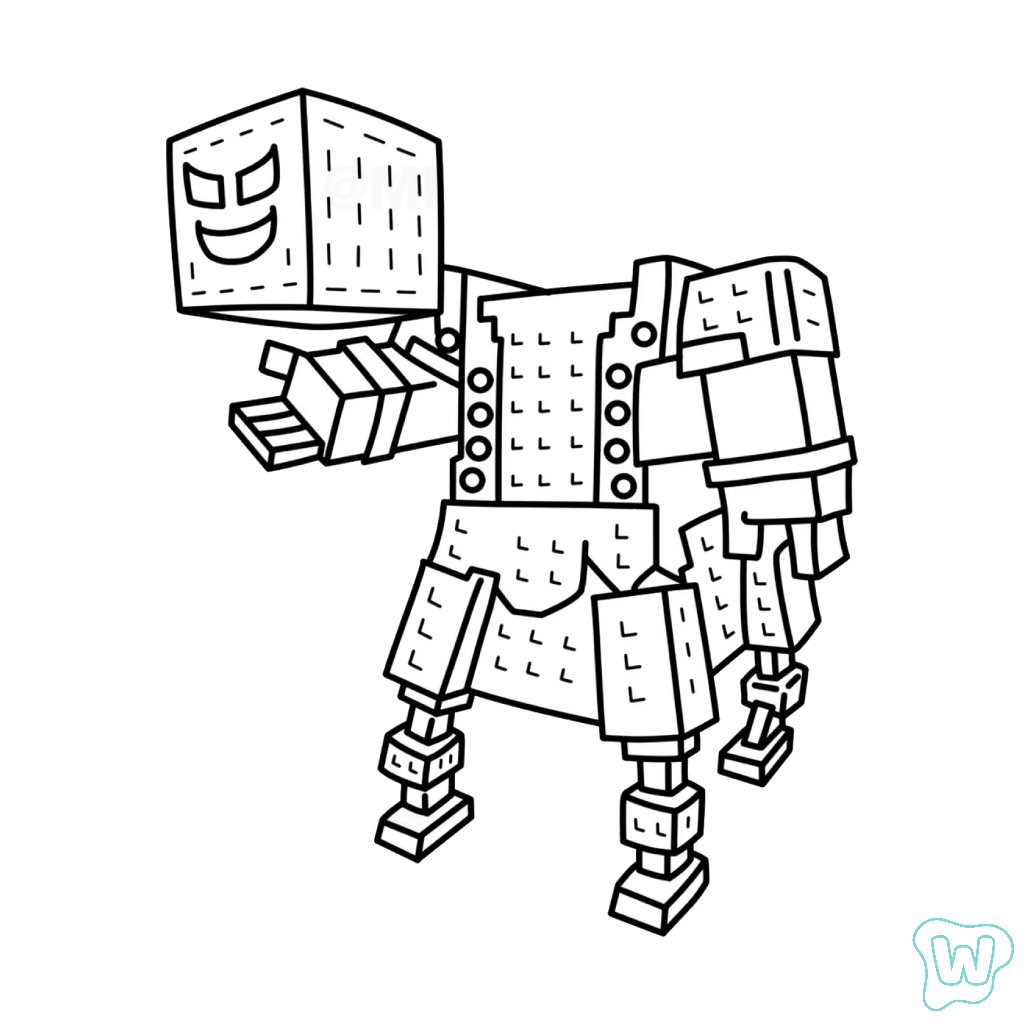 páginas para colorear gratis Headless Horseman para niños