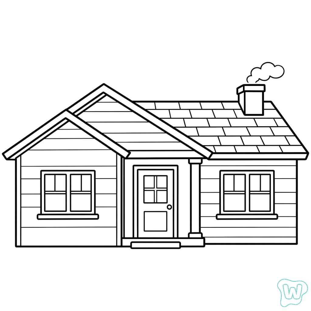 La Casa páginas para colorear para adultos pdf