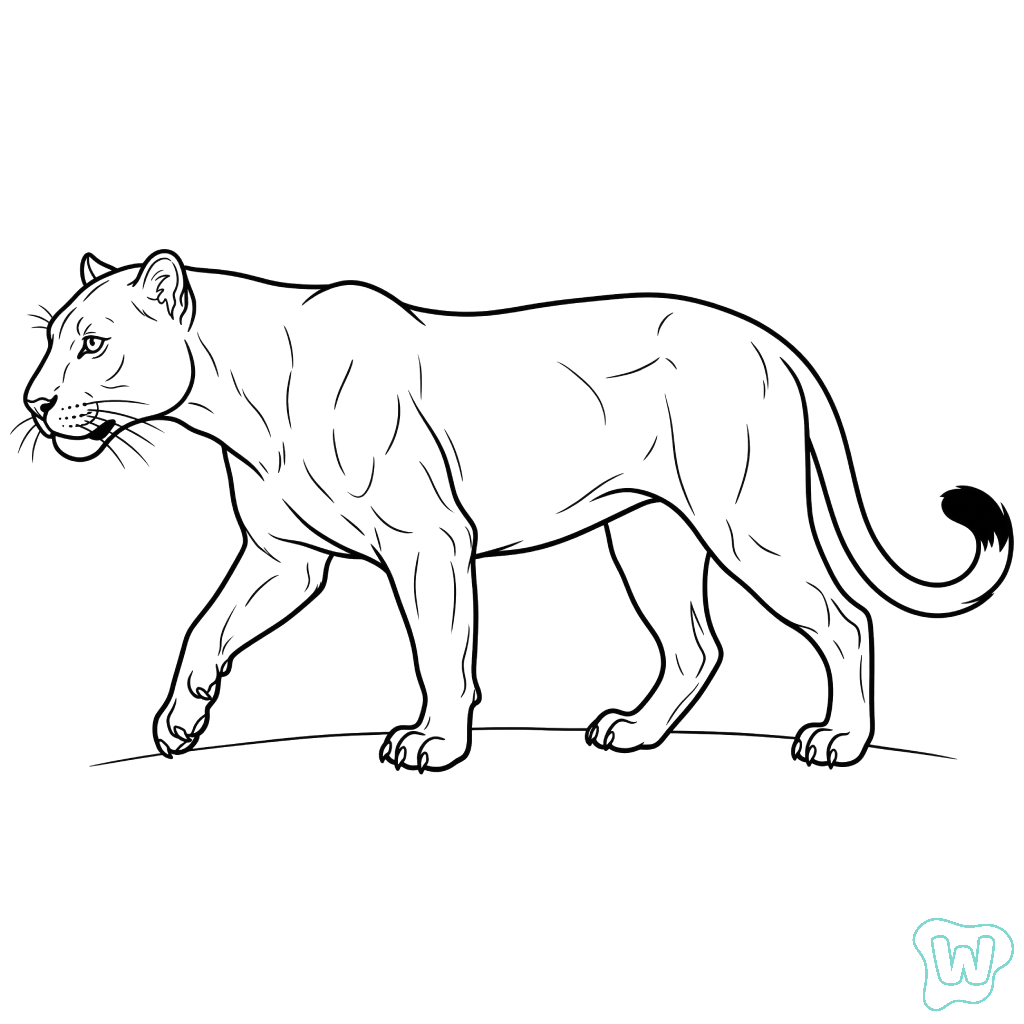 Leopardo adornos para colorear