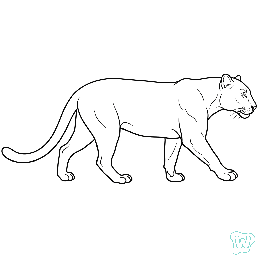 Leopardo páginas para colorear gratis