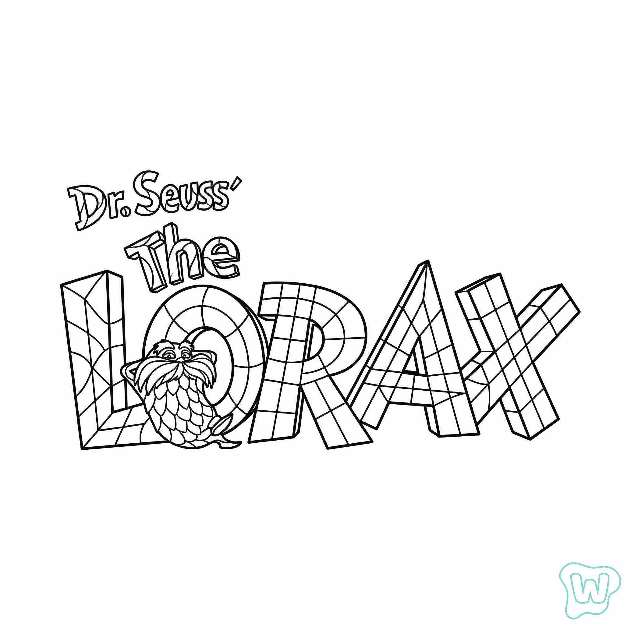 Lorax páginas para colorear gratis