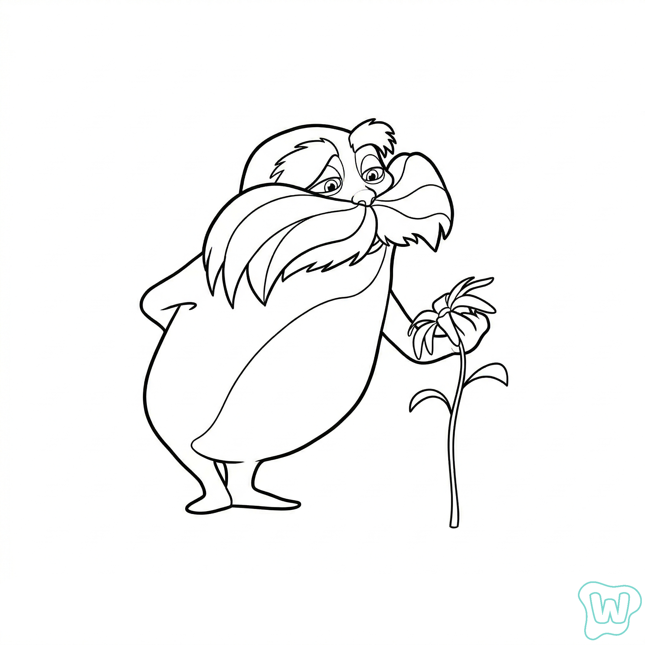 colorear y Imprimir PDF Lorax