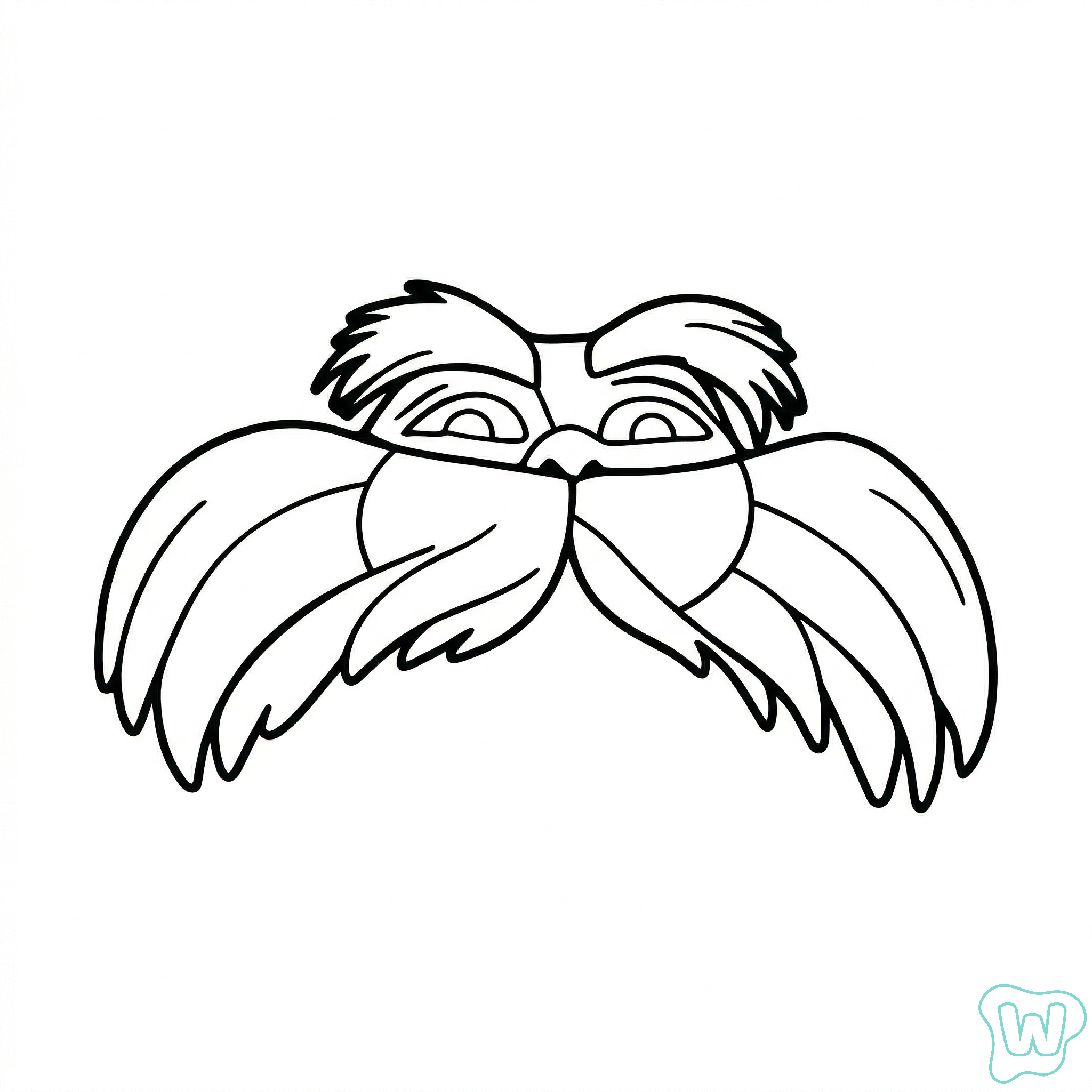 Lorax páginas para colorear gratis 1