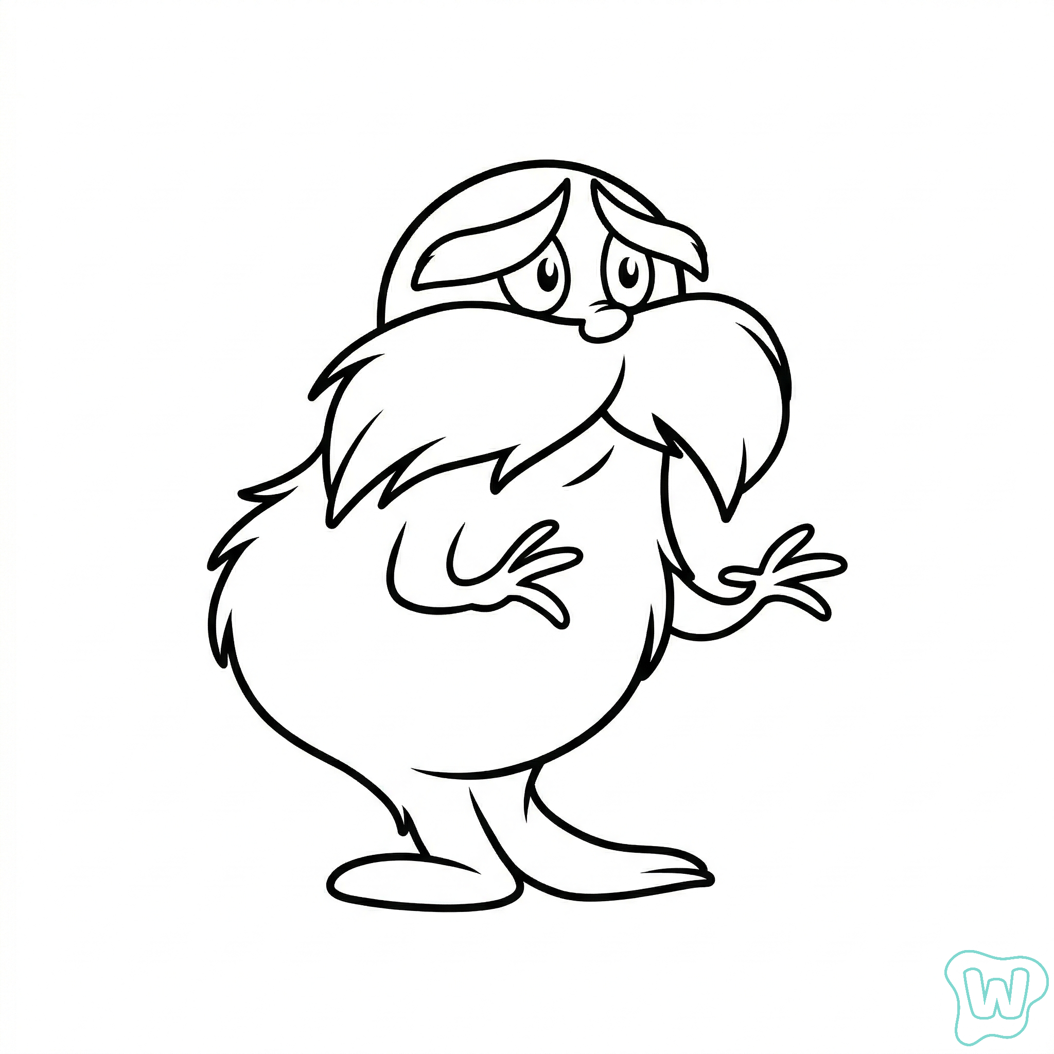 para colorear Lorax