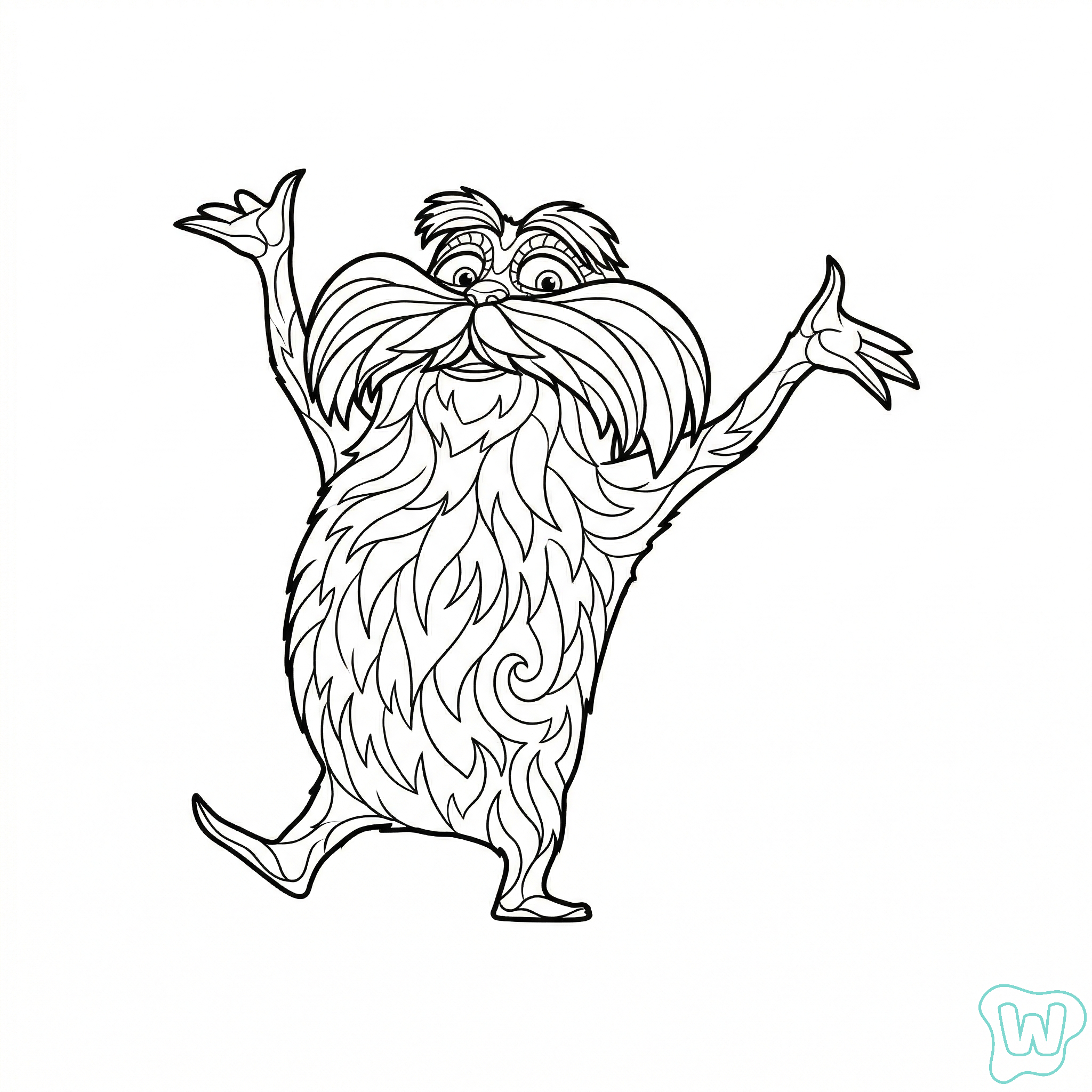 dibujos para colorear grinch Lorax
