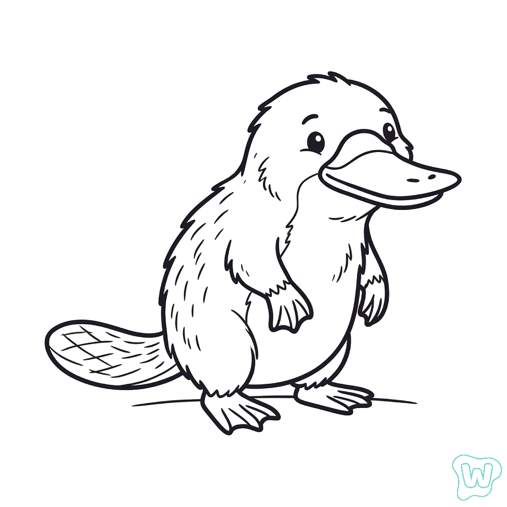 dibujos para colorear grinch Ornitorrinco