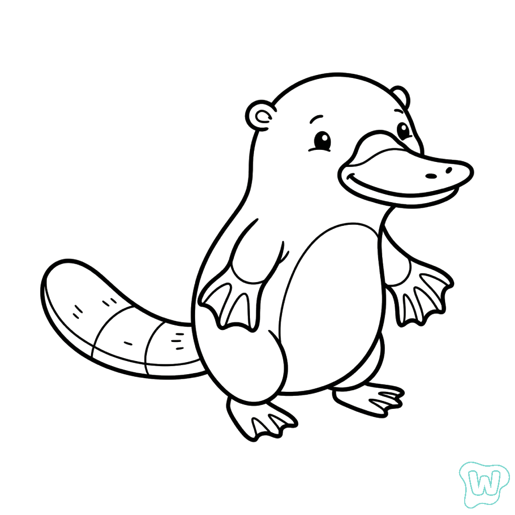 dibujos para colorear grinch Ornitorrinco 1