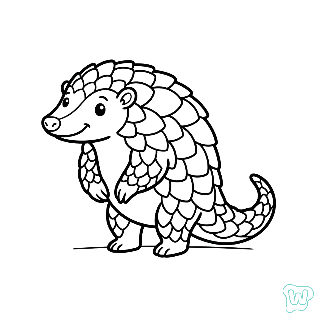 Pangolín PDF para imprimir gratis