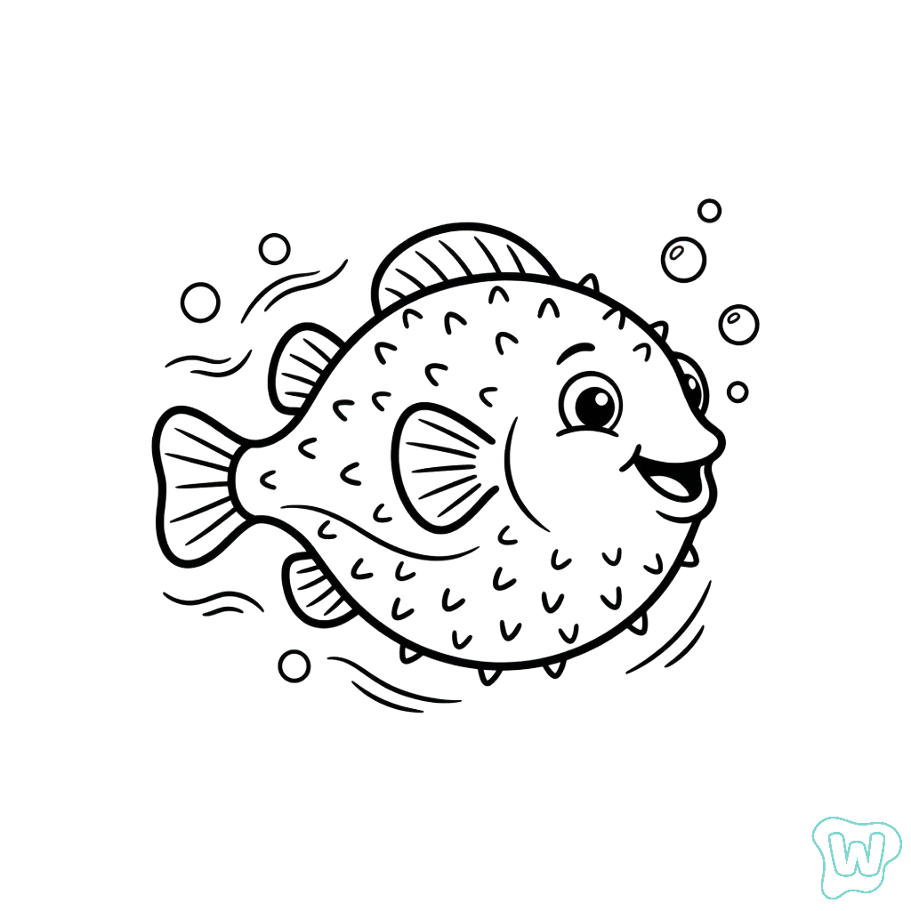 Pez Globo dibujos para colorear grinch 1