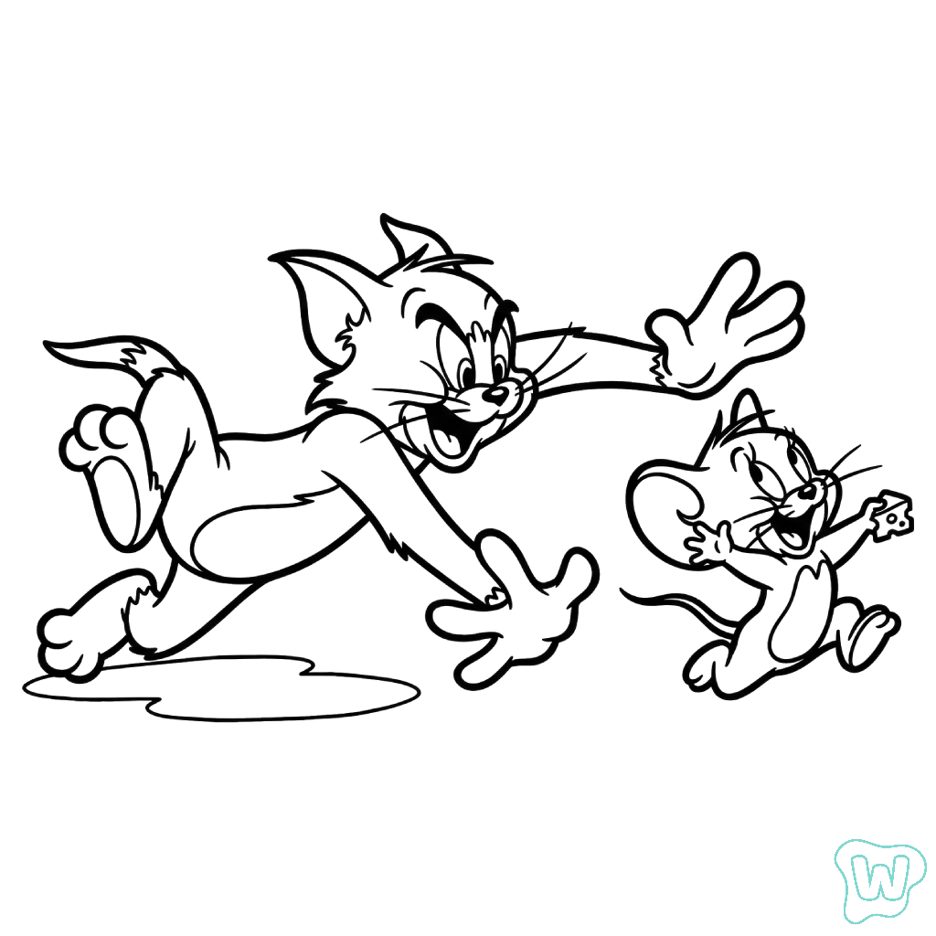 Tom y Jerry dibujos para colorear grinch