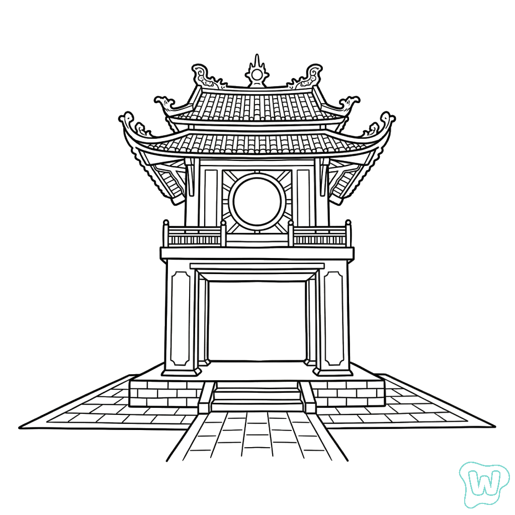 dibujos para colorear Vietnam 1