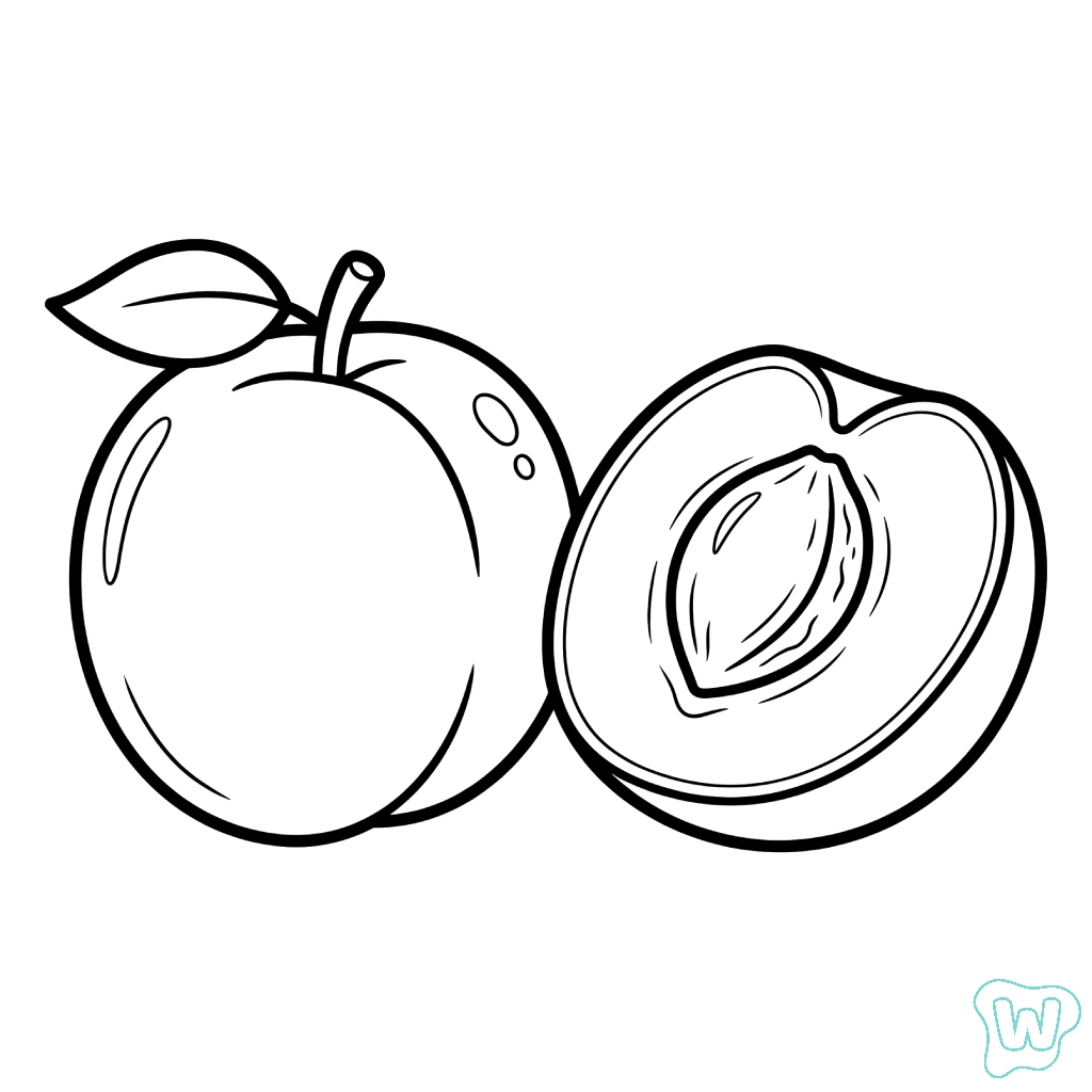 Albaricoque dibujos para colorear grinch