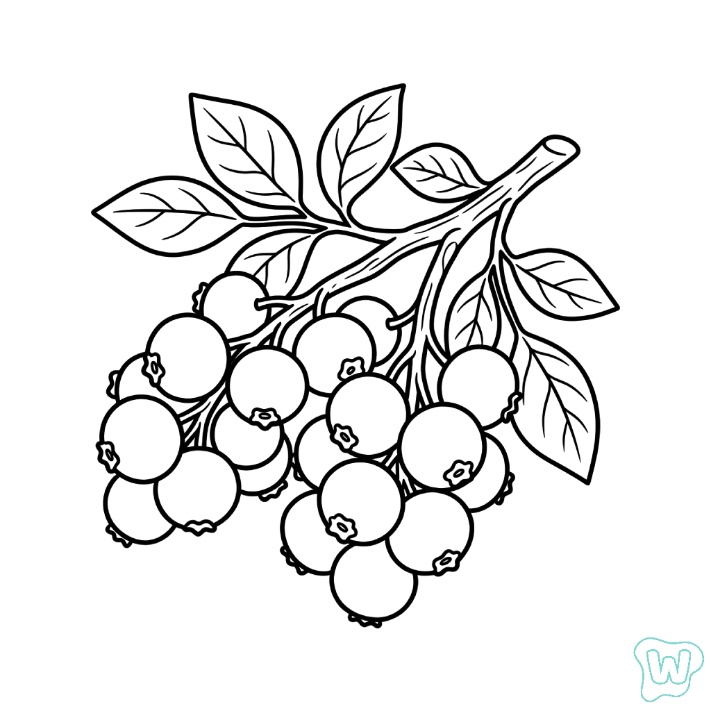 dibujos para colorear grinch Arándano 1