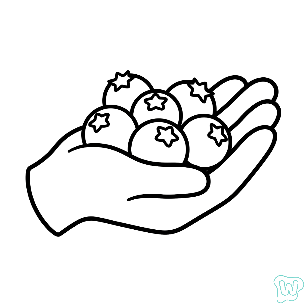 páginas para colorear para adultos Arándano