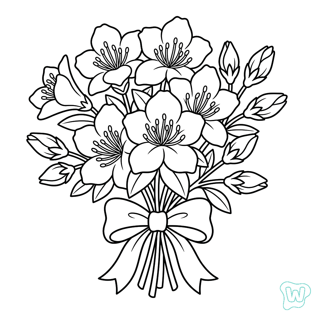 niños Azalea páginas para colorear