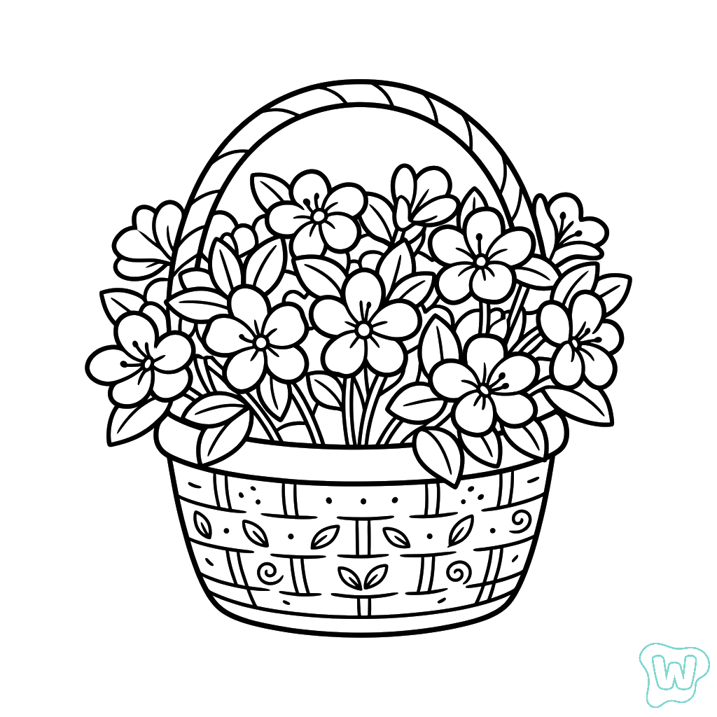 Azalea dibujos para colorear