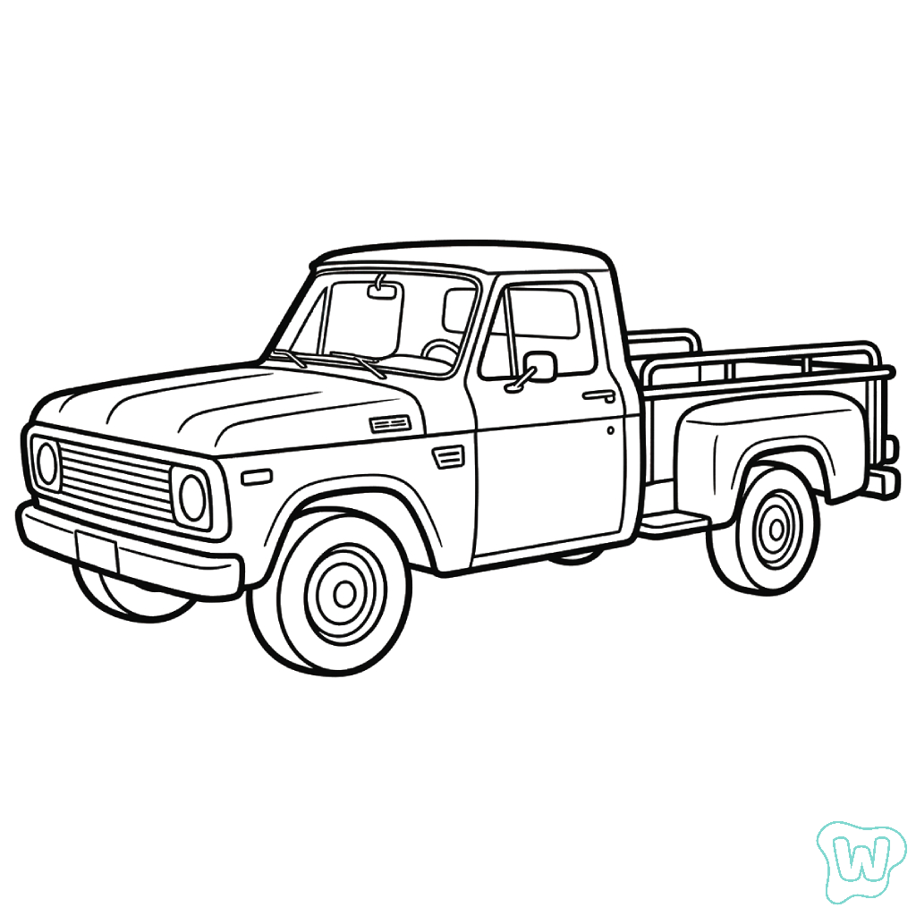 dibujos para colorear grinch Camionetas Pickup 1