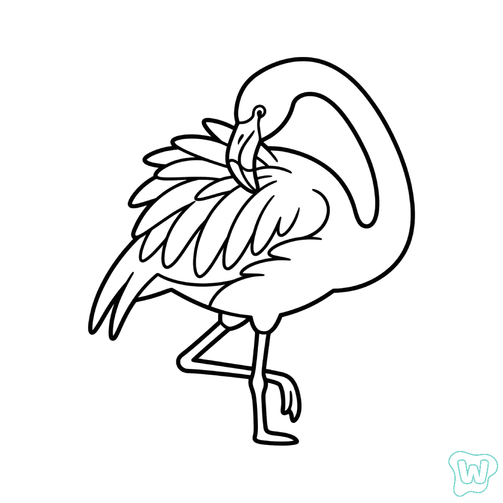 Flamenco dibujos para colorear grinch