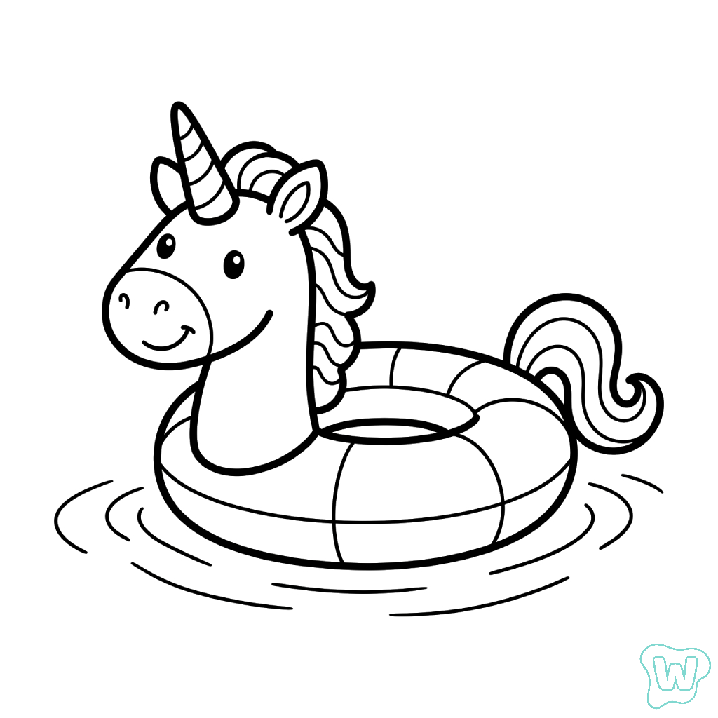 Flotador de Piscina dibujos para colorear grinch