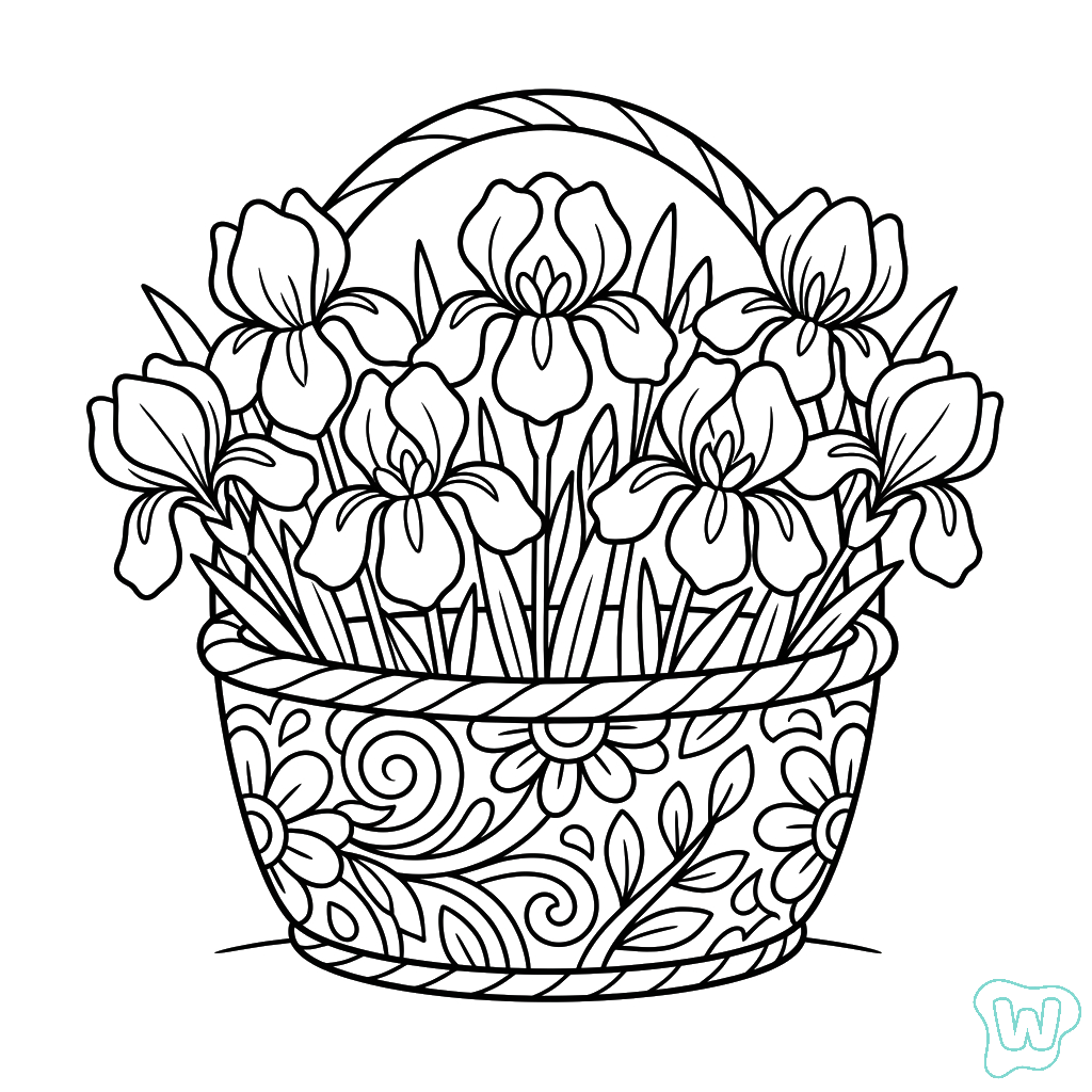 Iris dibujos para colorear grinch