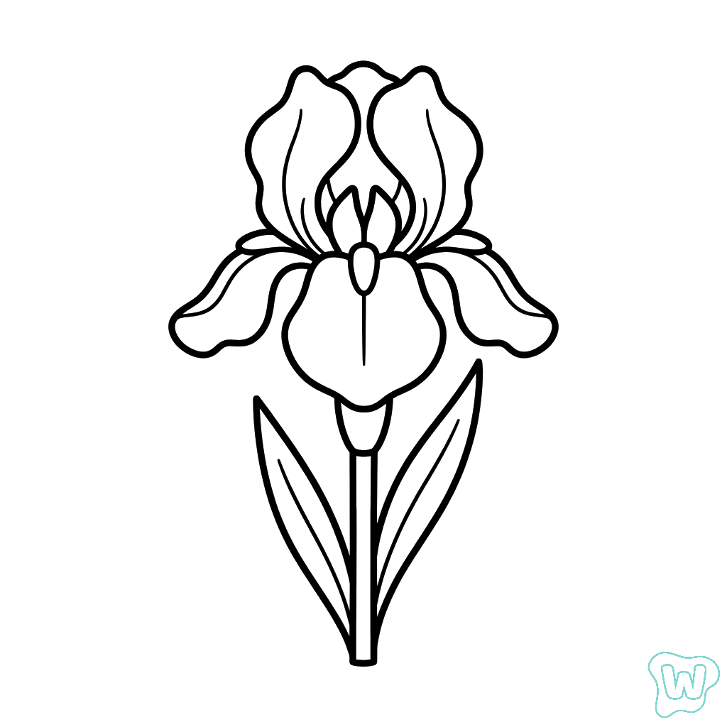 niños Iris páginas para colorear