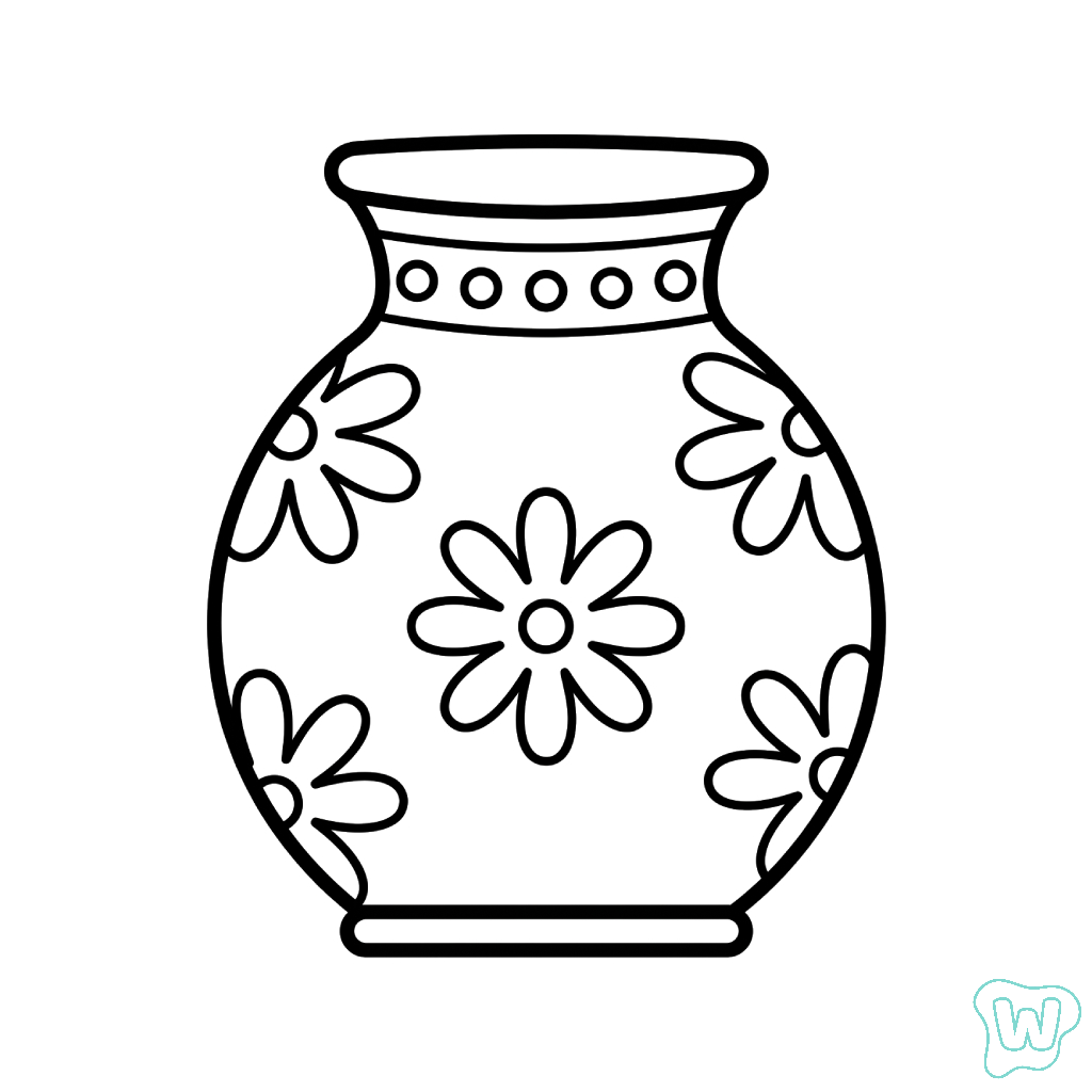 descargar PDF gratis Jarrón de Flores