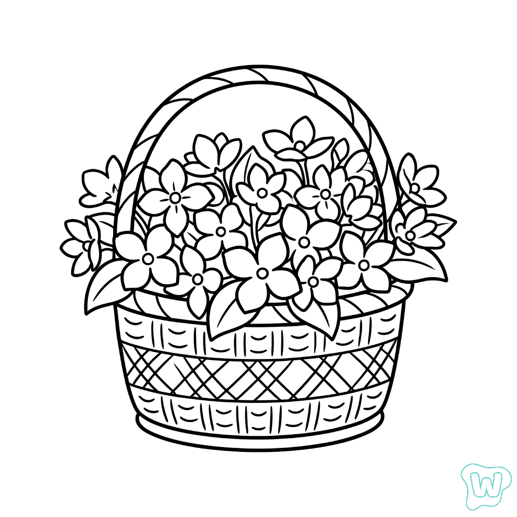 páginas para colorear para adultos Jazmín