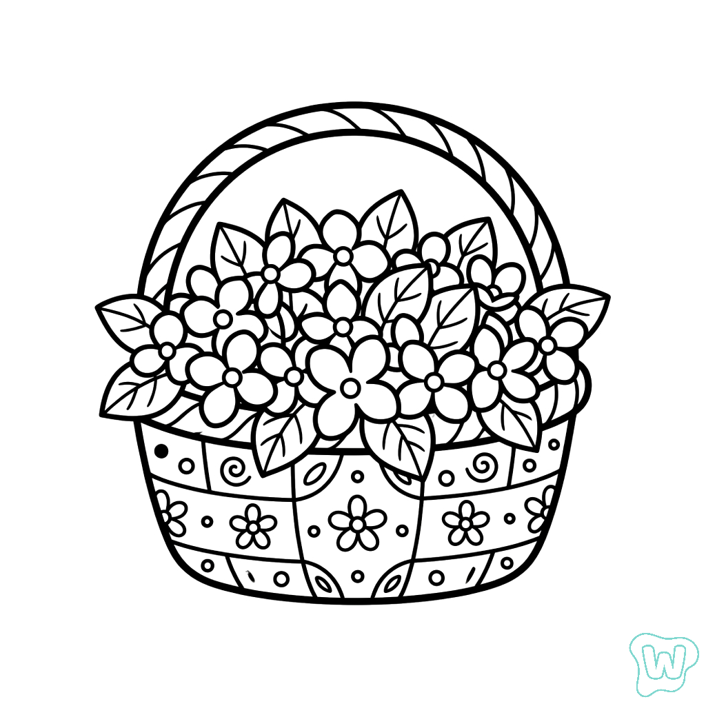 Jazmín páginas para colorear imprimibles 1