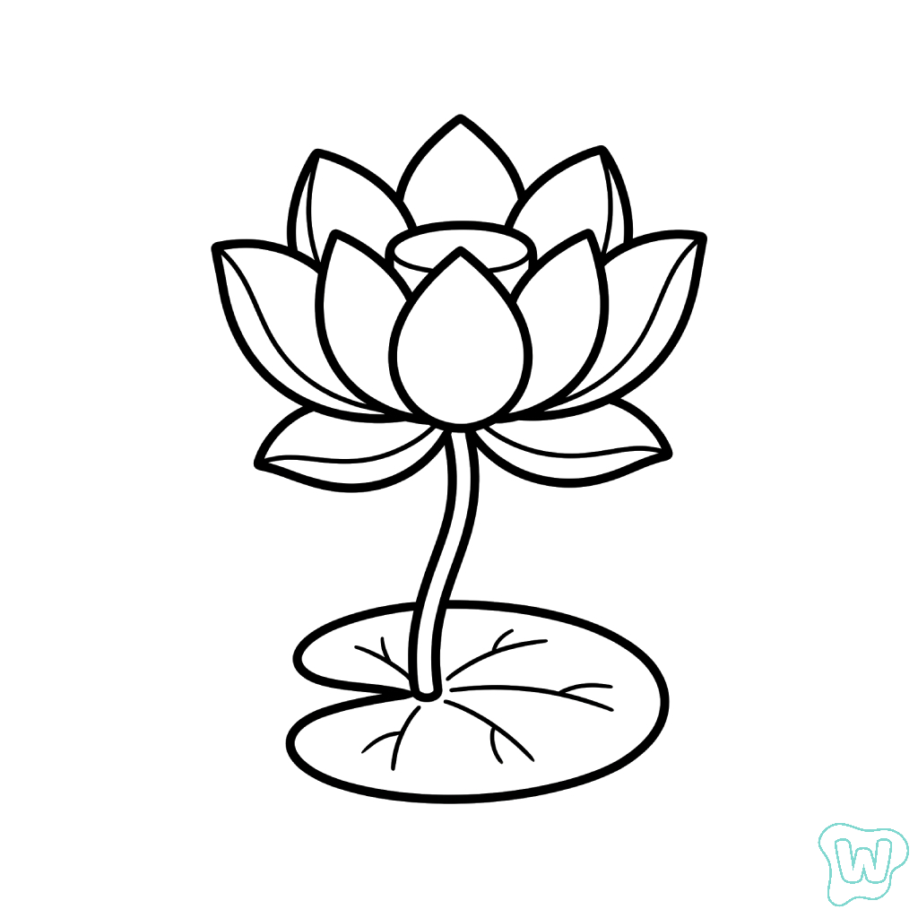 lindas páginas para colorear Loto