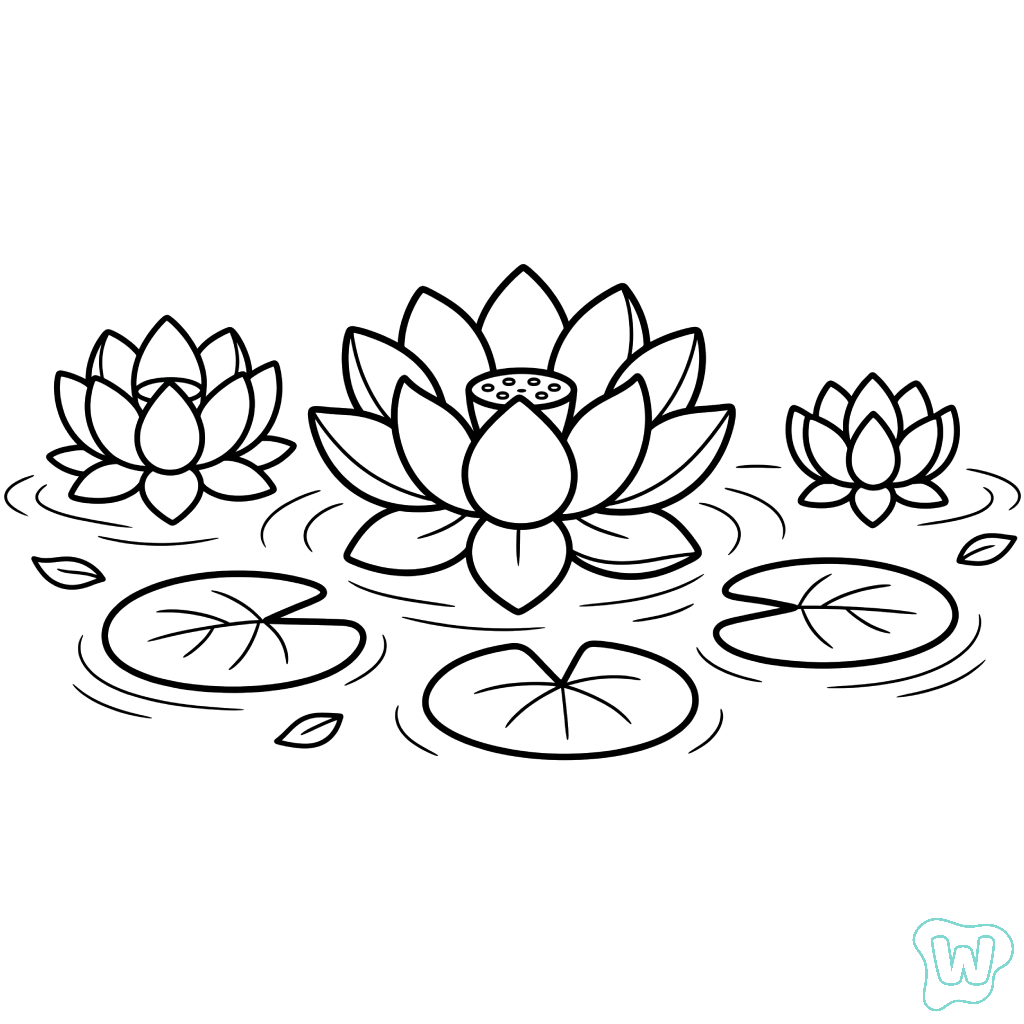 Loto páginas para colorear para imprimir