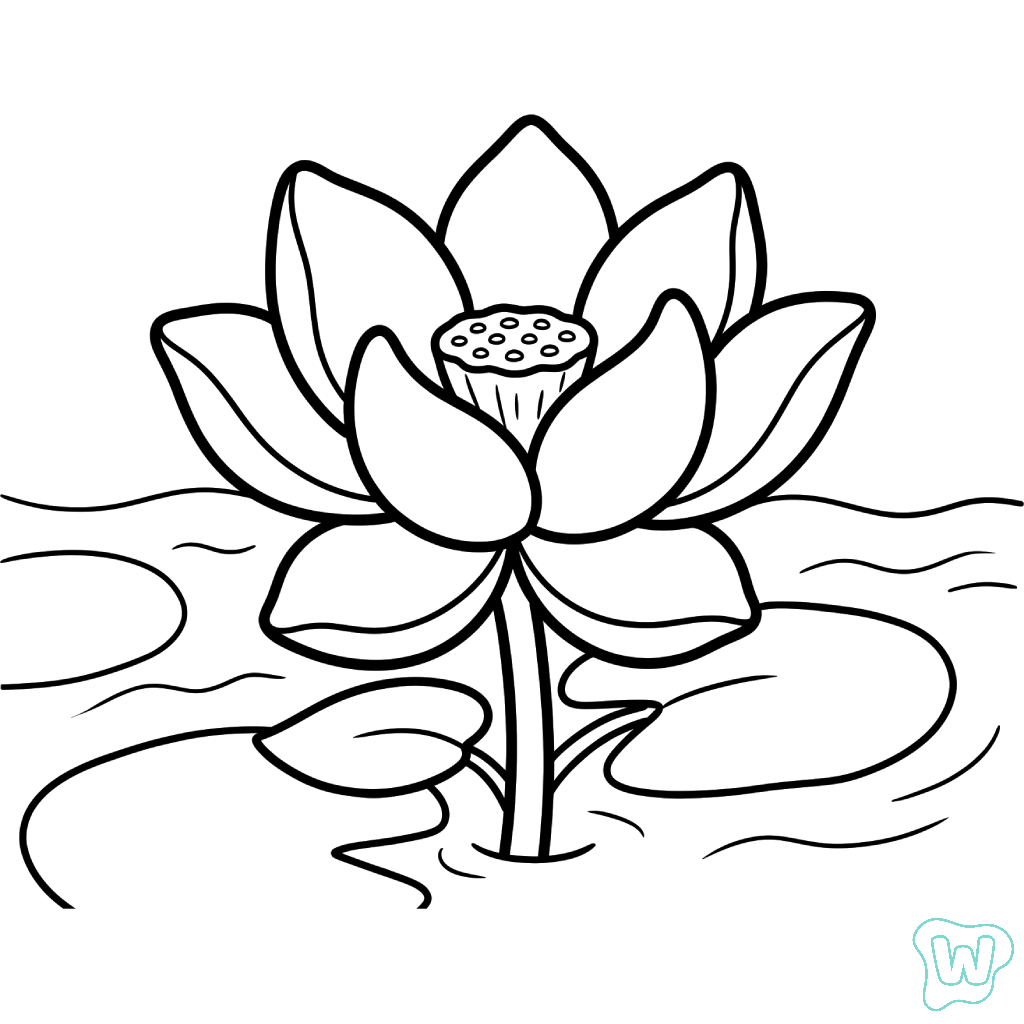 Loto dibujos para colorear  y Imprimir PDF gratis 1