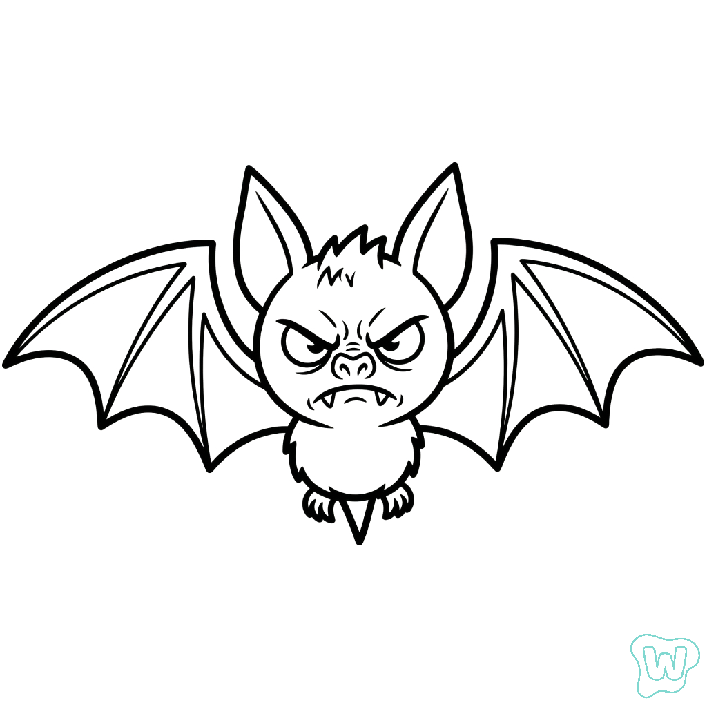 dibujos para colorear grinch Murciélago