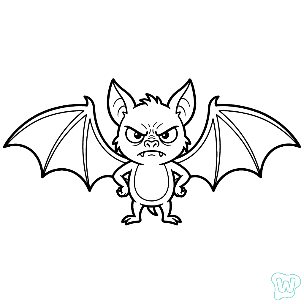 Murciélago dibujos para colorear grinch