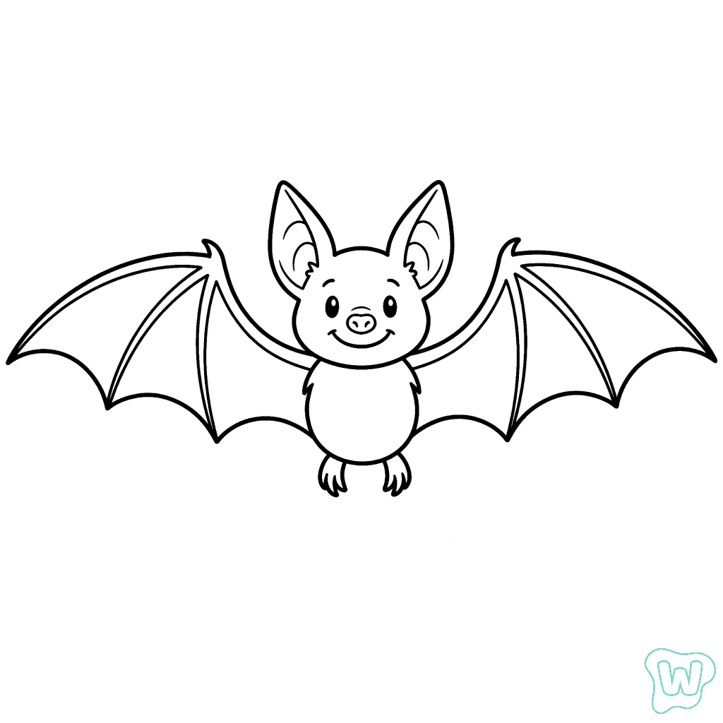 dibujos para colorear grinch Murciélago 1