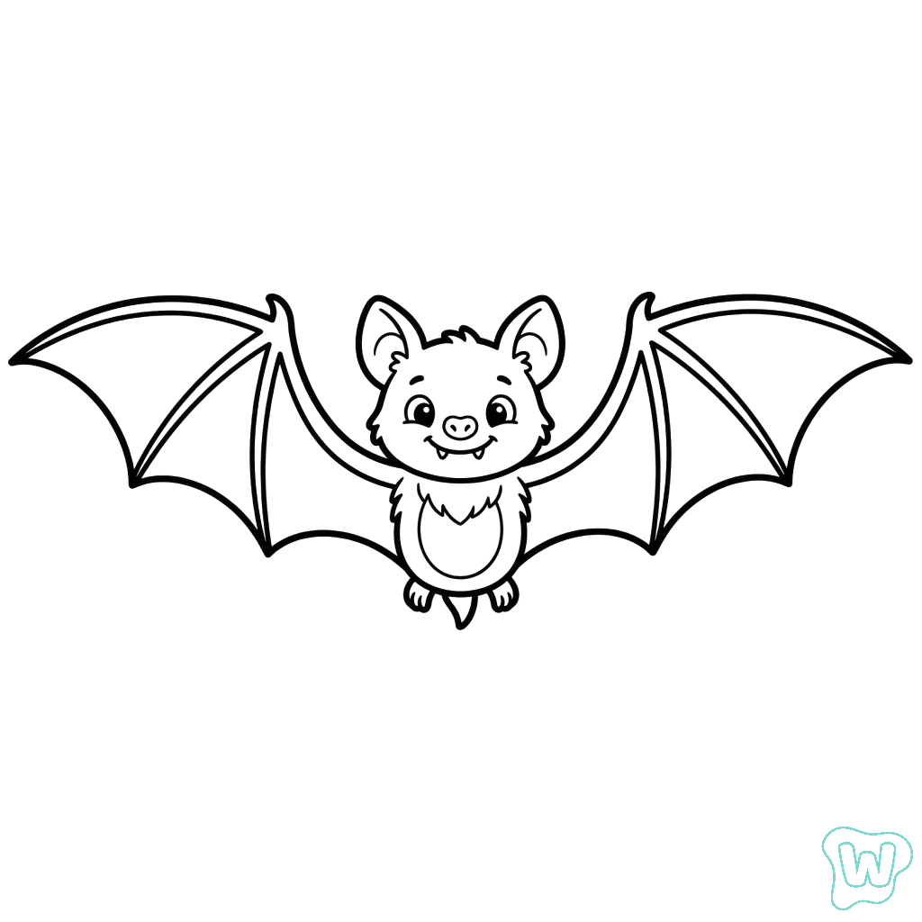 Murciélago páginas para colorear para imprimir gratis