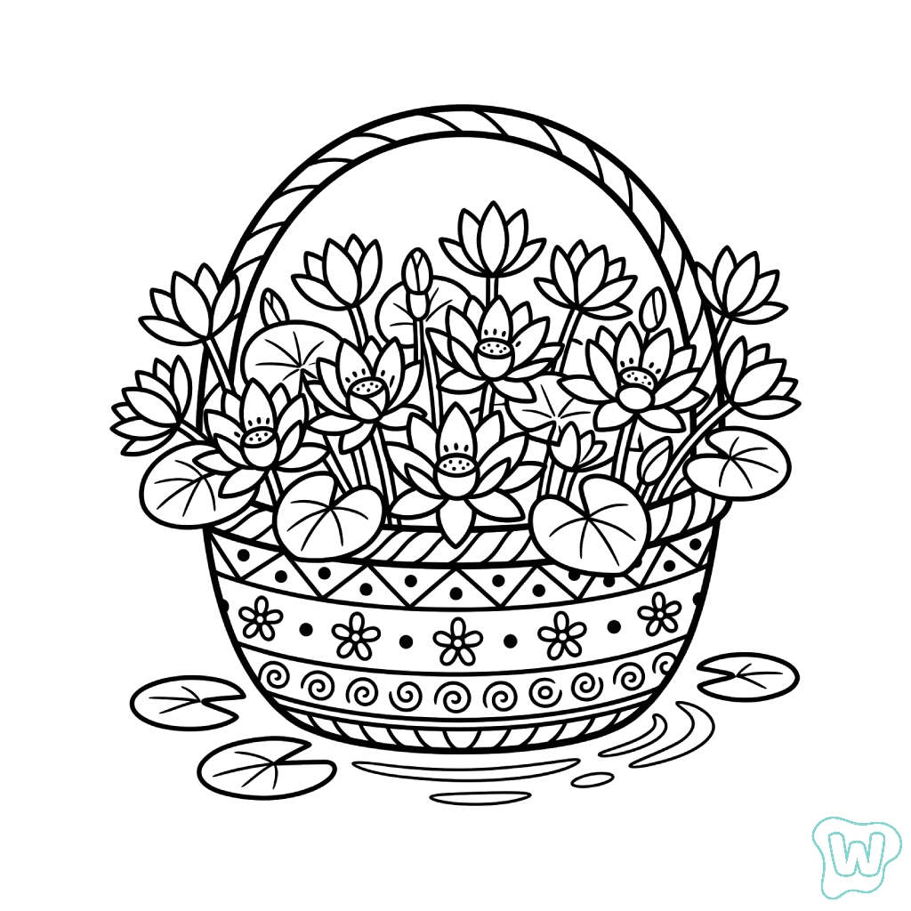 imprimir PDF gratis Nenúfar 1