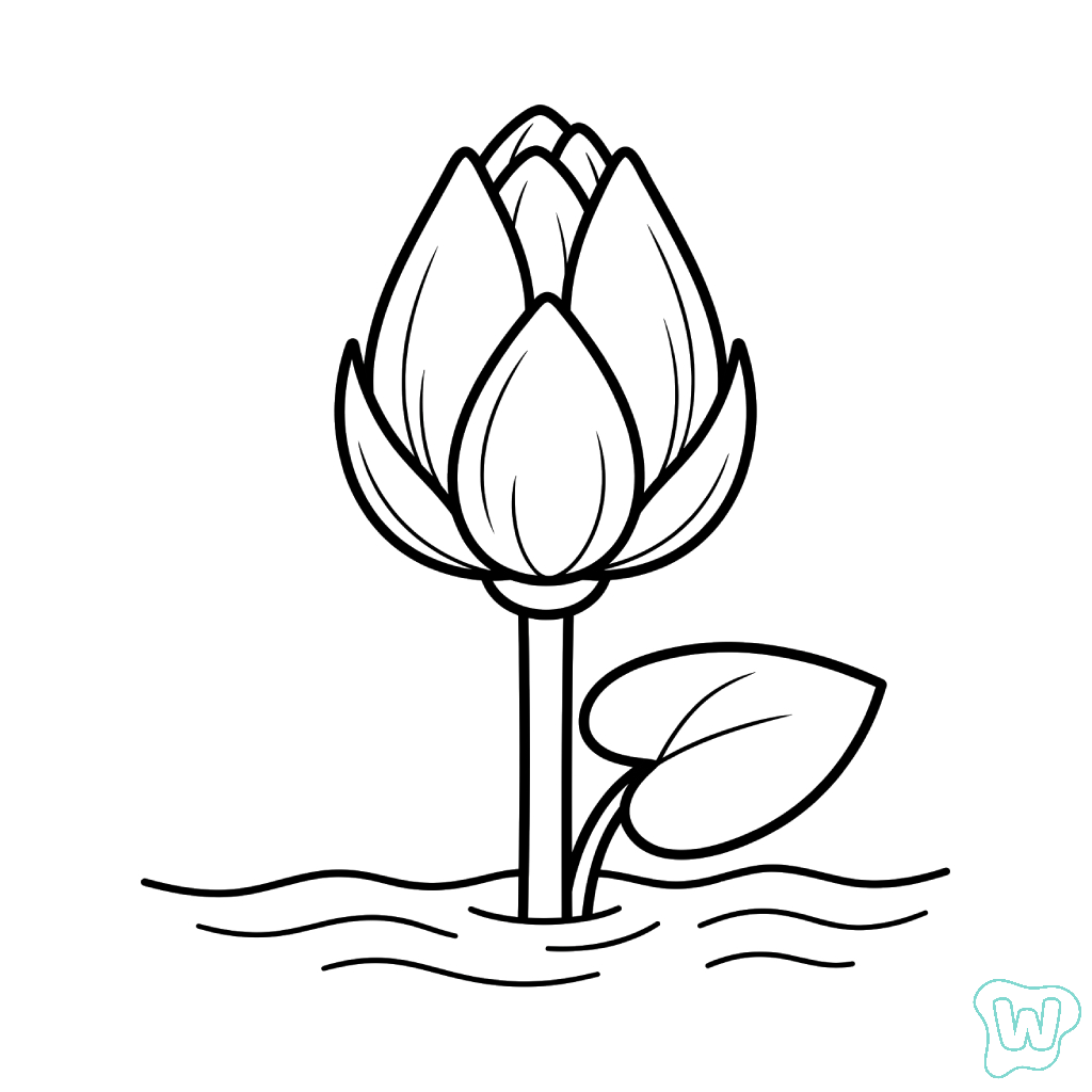 Nenúfar imprimir PDF gratis