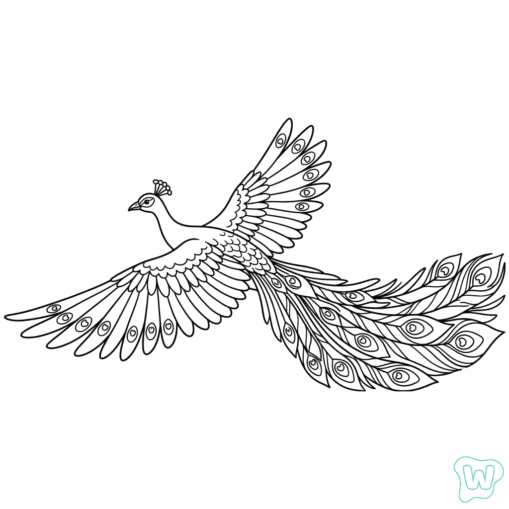 Pavo Real dibujos para colorear grinch