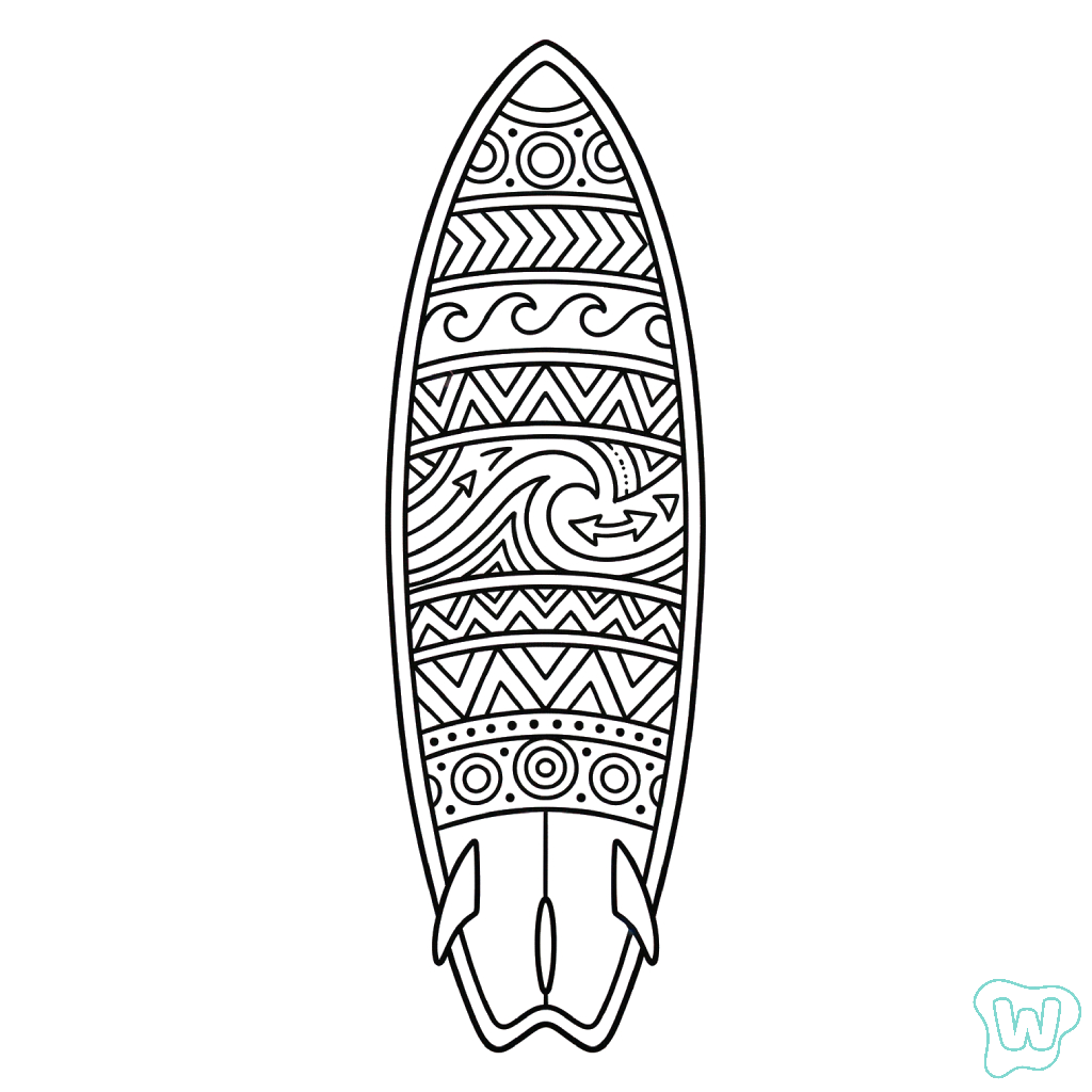 Download gratuito del PDF della tavola da surf