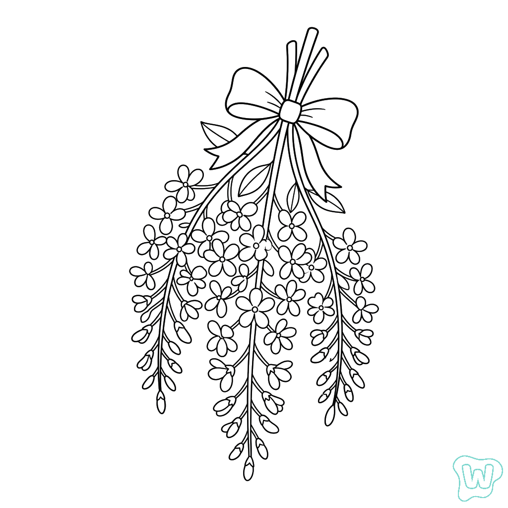 Árbol de Lluvia Dorada dibujos para colorear grinch