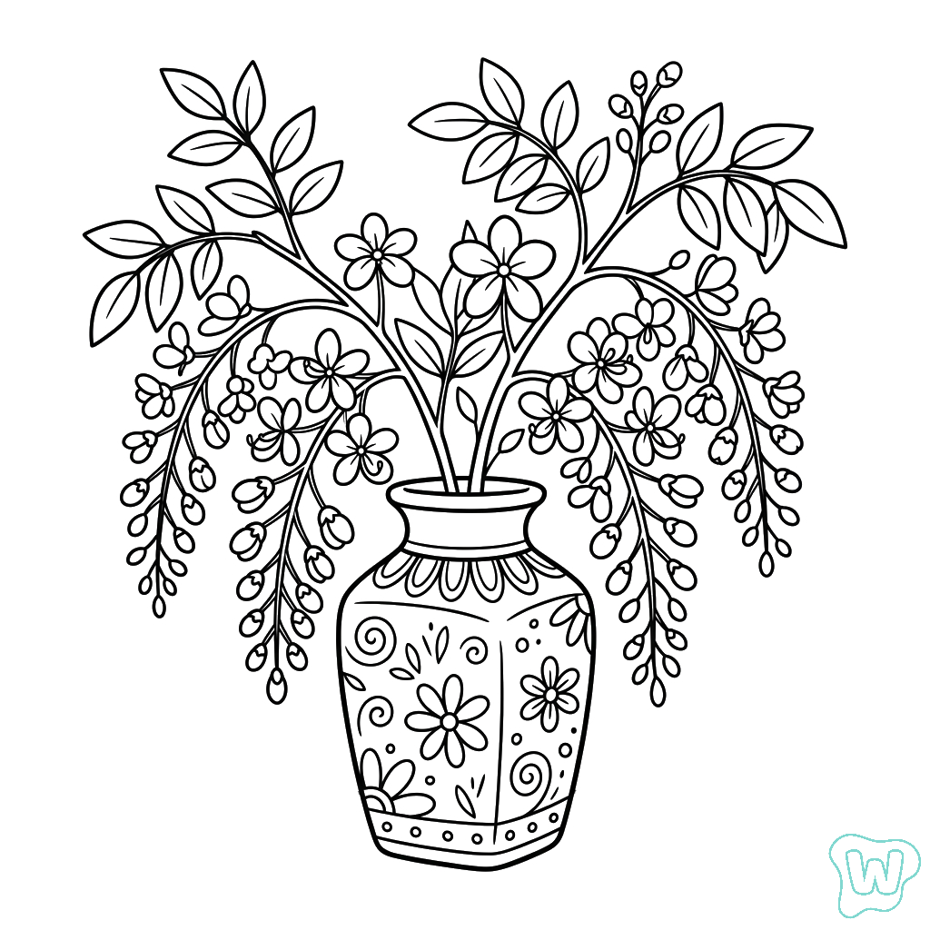 Árbol de Lluvia Dorada páginas para colorear gratis
