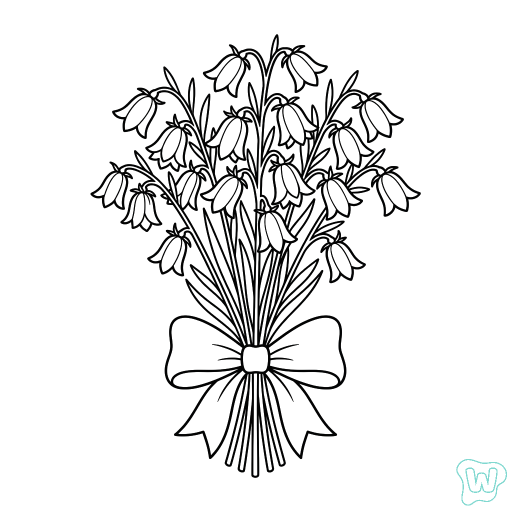 páginas para colorear Campanilla Azul gratis 1