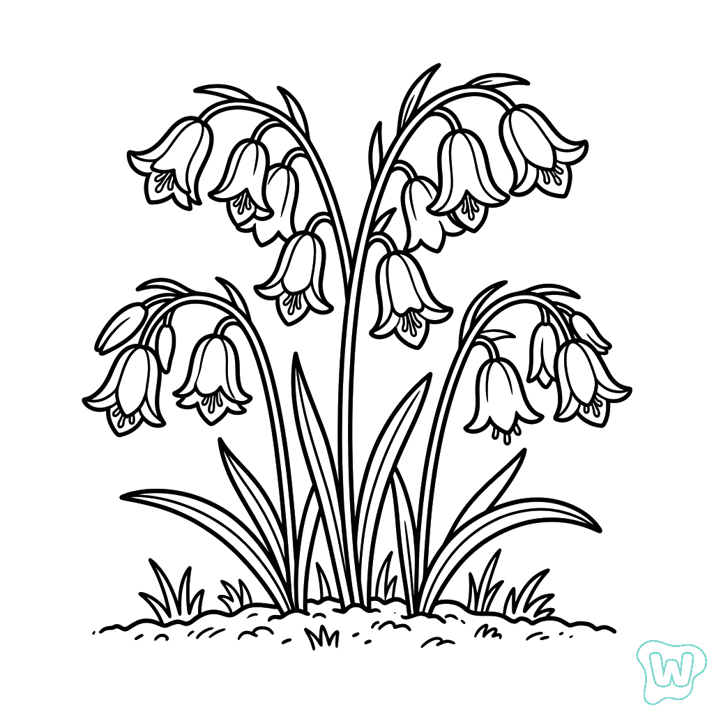 Campanilla Azul descargar e imprimir PDF gratis